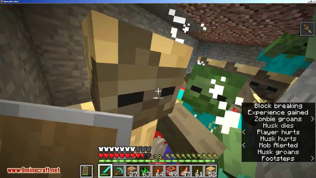 Zombie Awareness Mod (1.19.2, 1.18.2) - You Can Not Hide 7