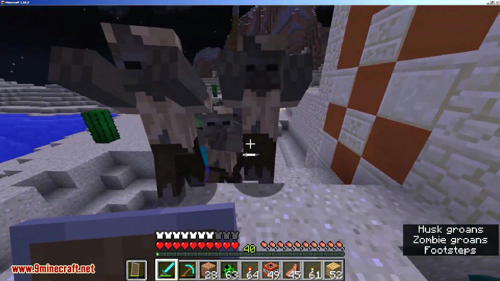 Zombie Awareness Mod (1.19.2, 1.18.2) - You Can Not Hide 8