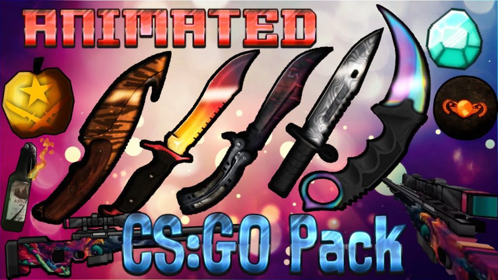 3D CS: GO Animated PvP Resource Pack 1.11.2, 1.10.2 1