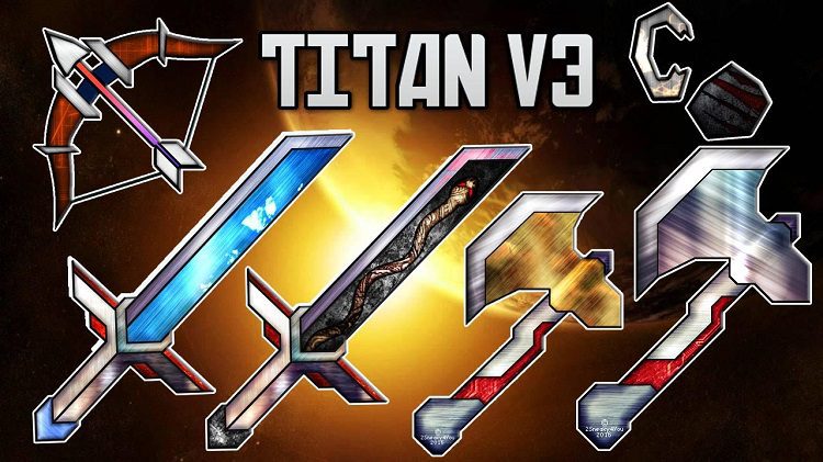 ANIMATED Titan PvP Resource Pack 1.11.2, 1.10.2 1