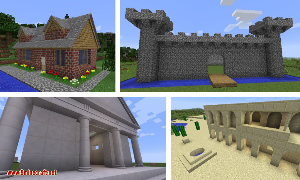 ArchitectureCraft Mod (1.12.2, 1.10.2) - Creating Various Architectural Features 2