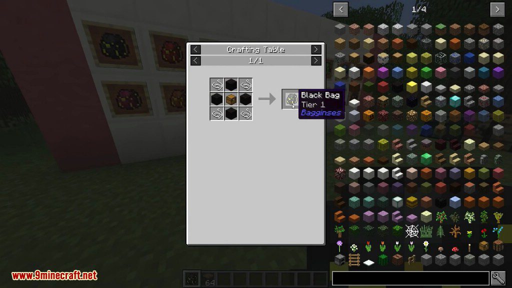 Bagginses Mod 1.10.2, 1.7.10 (Portable Item Storage Solution) 12