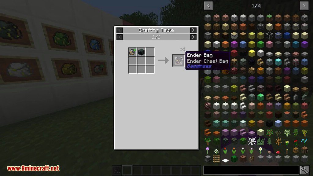 Bagginses Mod 1.10.2, 1.7.10 (Portable Item Storage Solution) 20