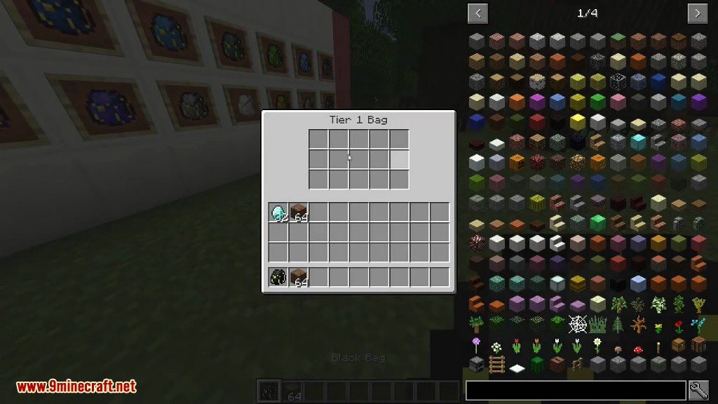 Bagginses Mod 1.10.2, 1.7.10 (Portable Item Storage Solution) 5