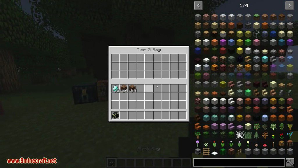 Bagginses Mod 1.10.2, 1.7.10 (Portable Item Storage Solution) 8