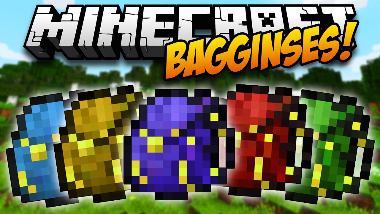 Bagginses Mod 1.10.2, 1.7.10 (Portable Item Storage Solution) 1