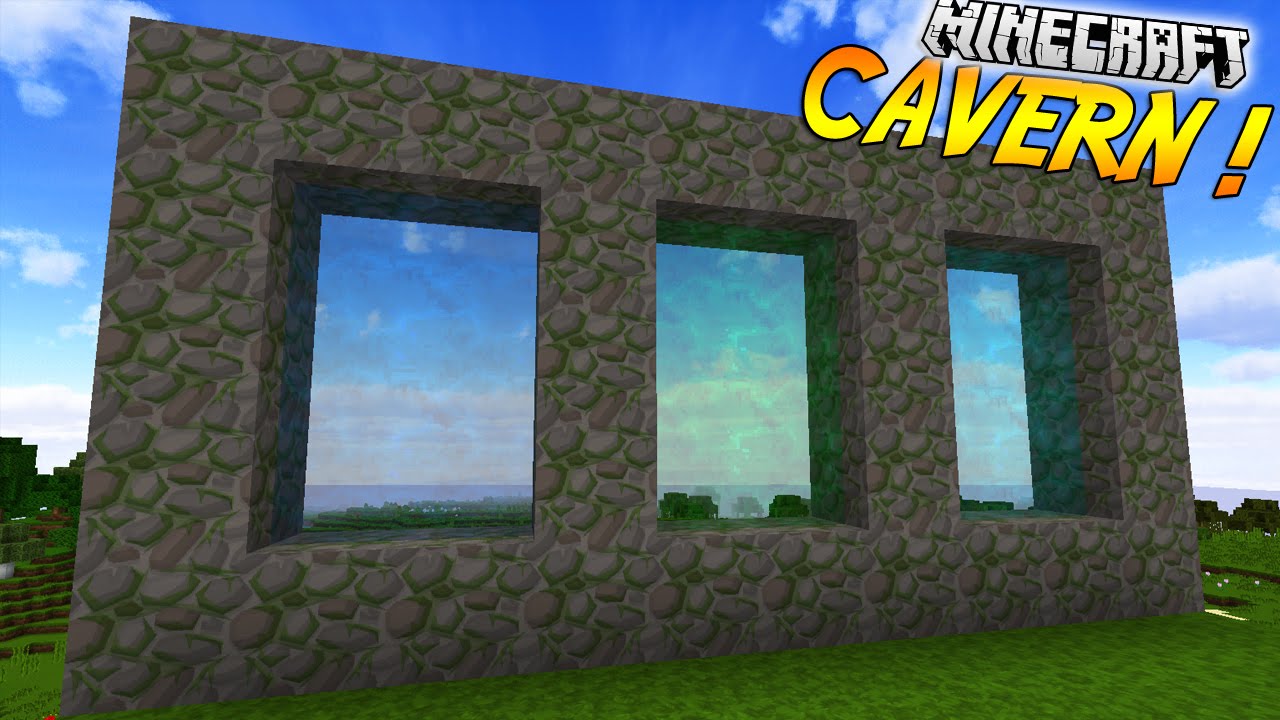 Cavern Mod 1.12.2, 1.11.2 (Cave Dimensions, Miner Stats) 1