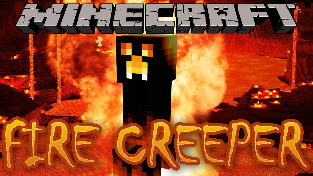 Creepers Fire Mod 1.12.2, 1.10.2 1