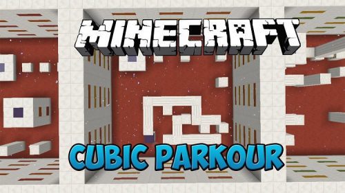 Cubic Parkour Map for Minecraft 1.11.2, 1.10.2 Thumbnail