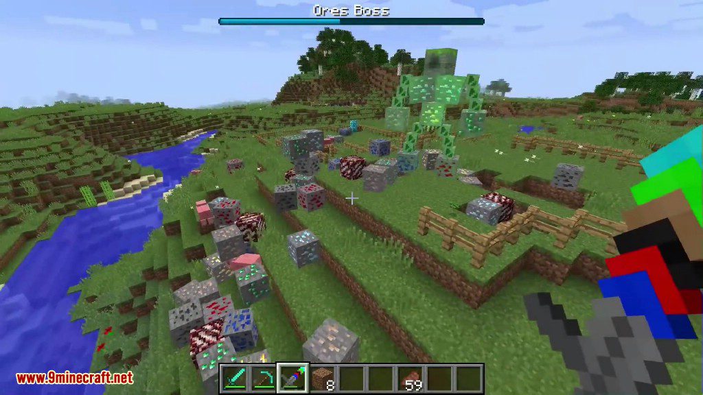 Fake Ores 2 Mod 1.13.2, 1.12.2 (Ores Becomve Alive) 23