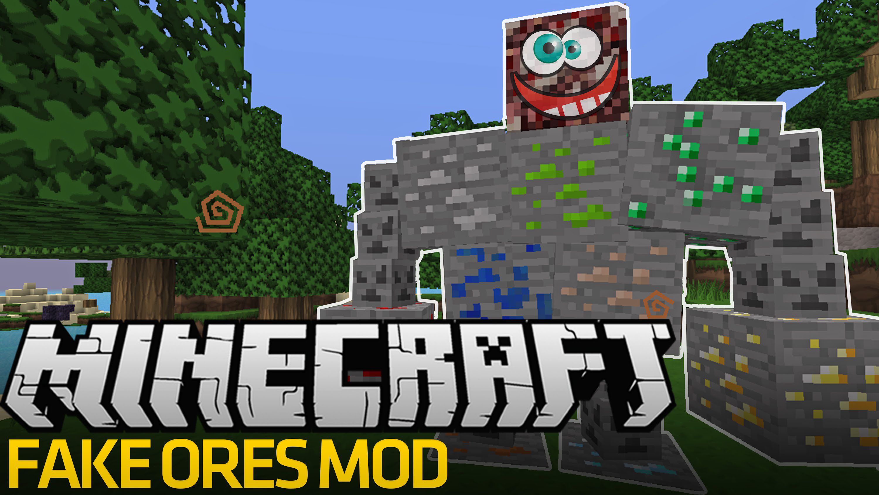 Fake Ores 2 Mod 1.13.2, 1.12.2 (Ores Becomve Alive) 1