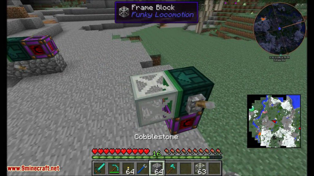 Funky Locomotion Mod 1.12.2, 1.11.2 (Piston, RedPower 2's Frames) 7