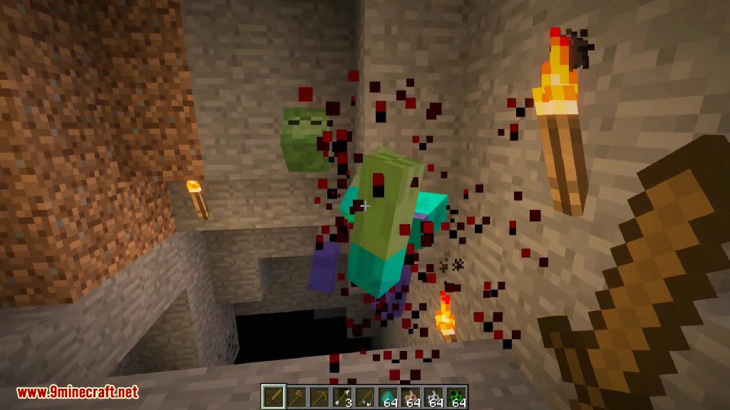 Mob Amputation Mod 1.12.2, 1.10.2 (Dismember Mobs, Realistic Deaths) 15