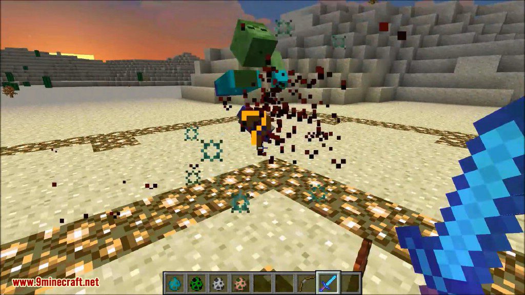 Mob Dismemberment Mod 1.12.2, 1.10.2 (Mobs Limbs and Blood) 6