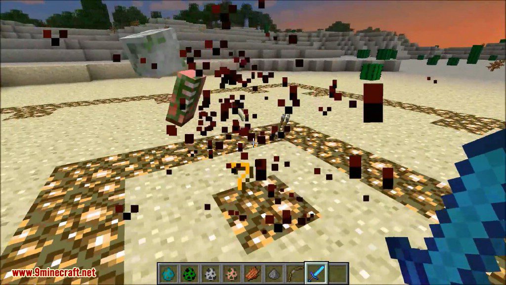 Mob Dismemberment Mod 1.12.2, 1.10.2 (Mobs Limbs and Blood) 9