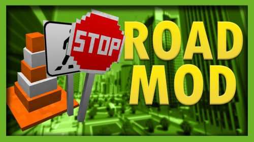 Realistic Road Mod 1.12.2, 1.10.2 (Build Your Own Road System) Thumbnail