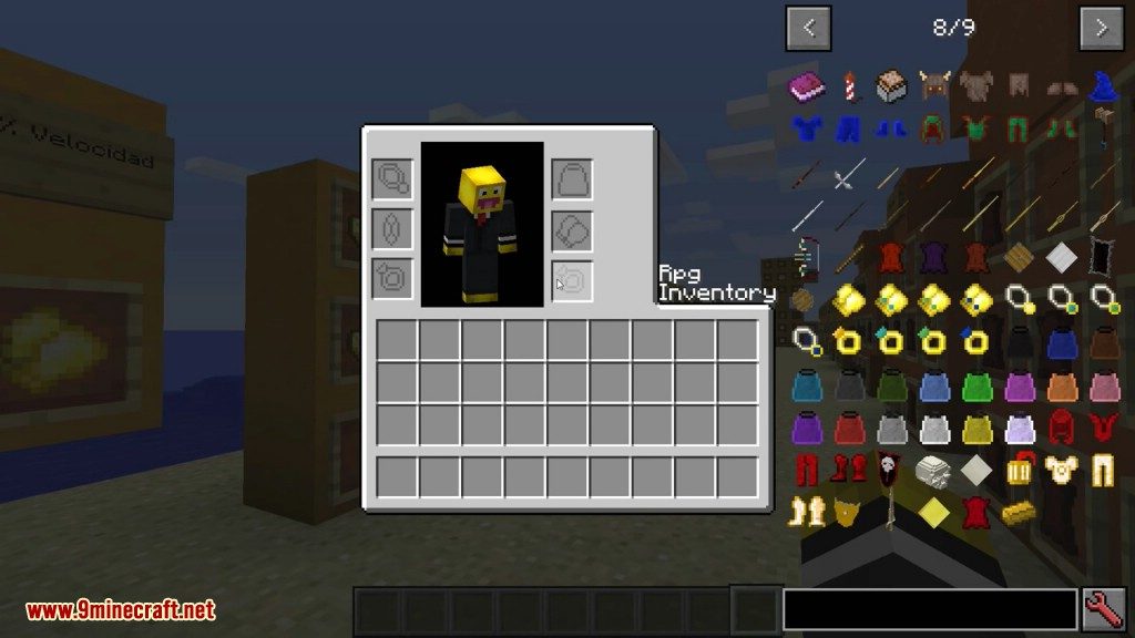 Rpg Inventory Mod 1.12.2, 1.11.2 (ClassArmors, Necklaces) 13