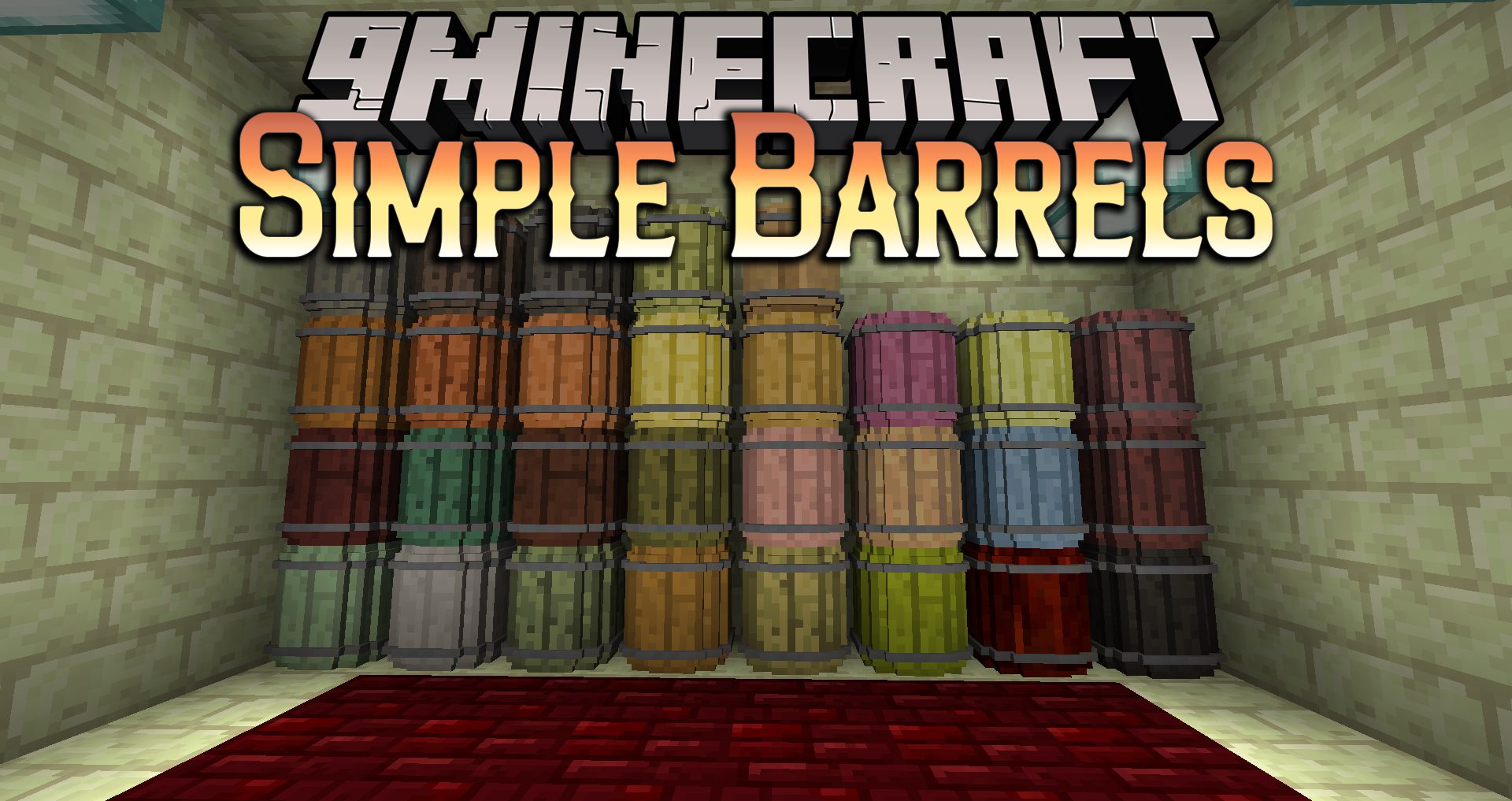 Simple Barrels Mod (1.10.2, 1.9.4) - New Capability System 1