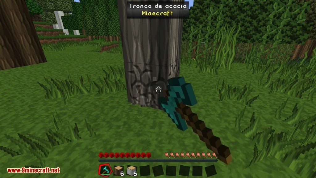 Whole Tree Axe Mod 1.12.2, 1.10.2 (Better Than Timber) 5