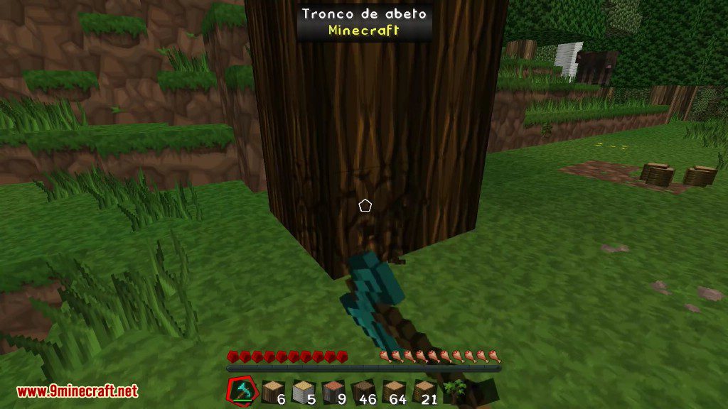 Whole Tree Axe Mod 1.12.2, 1.10.2 (Better Than Timber) 7