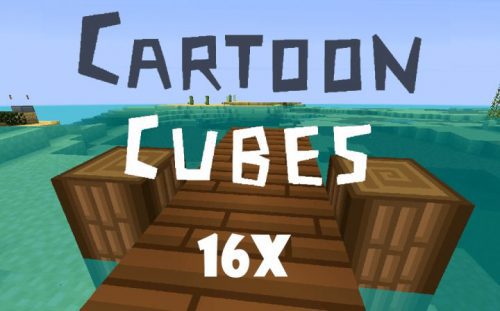 Cartoon Cubes Resource Pack 1.12.2, 1.11.2 Thumbnail