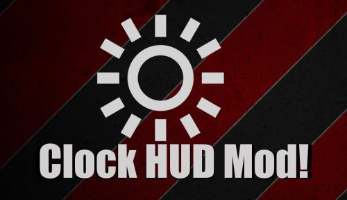 Clock HUD Mod (1.20.4, 1.19.4) – Simple Clock GUI Thumbnail