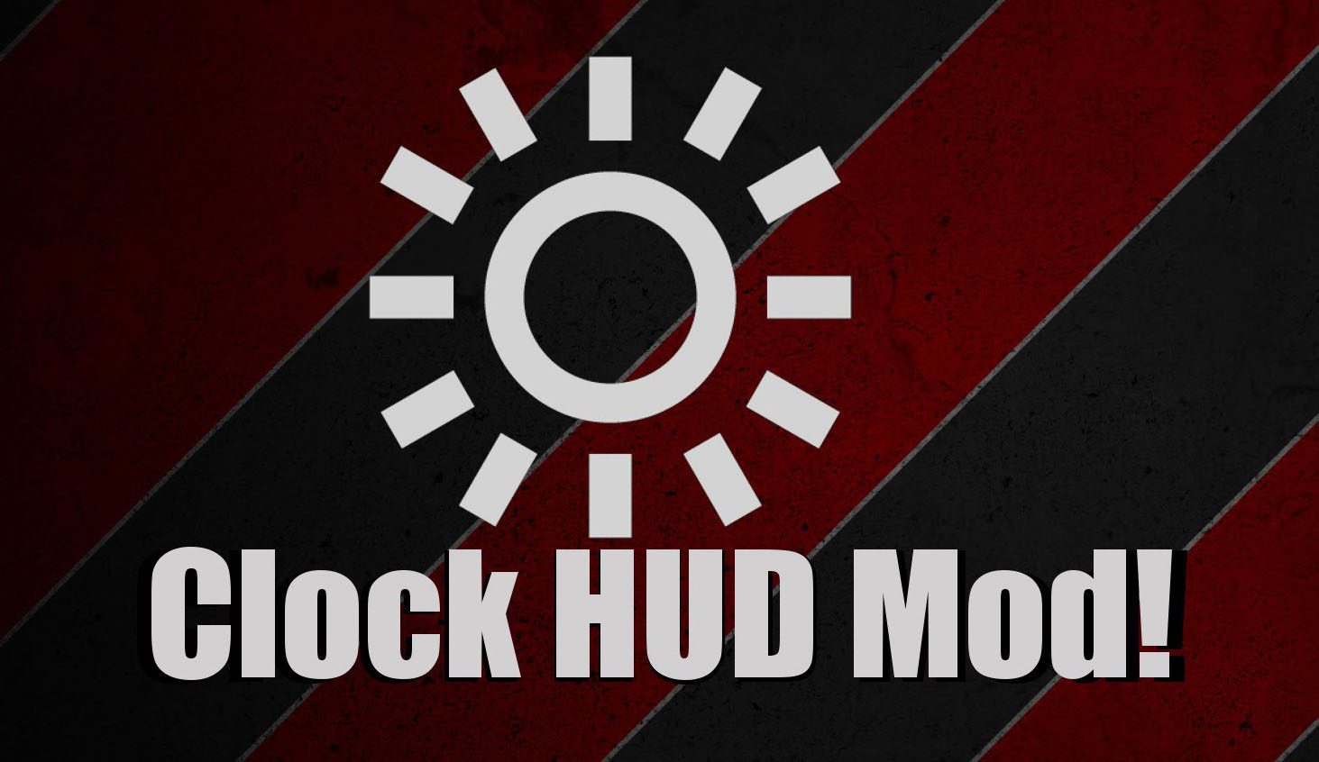 Clock HUD Mod (1.20.4, 1.19.4) - Simple Clock GUI 1