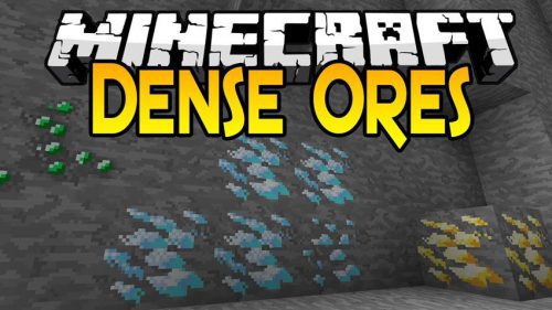 Dense Ores Mod 1.11.2, 1.10.2 (Triple Your Diamonds) Thumbnail