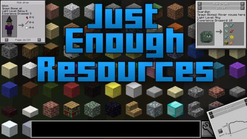 Just Enough Resources Mod (1.20.4, 1.19.4) – Efficient Resource Management Thumbnail