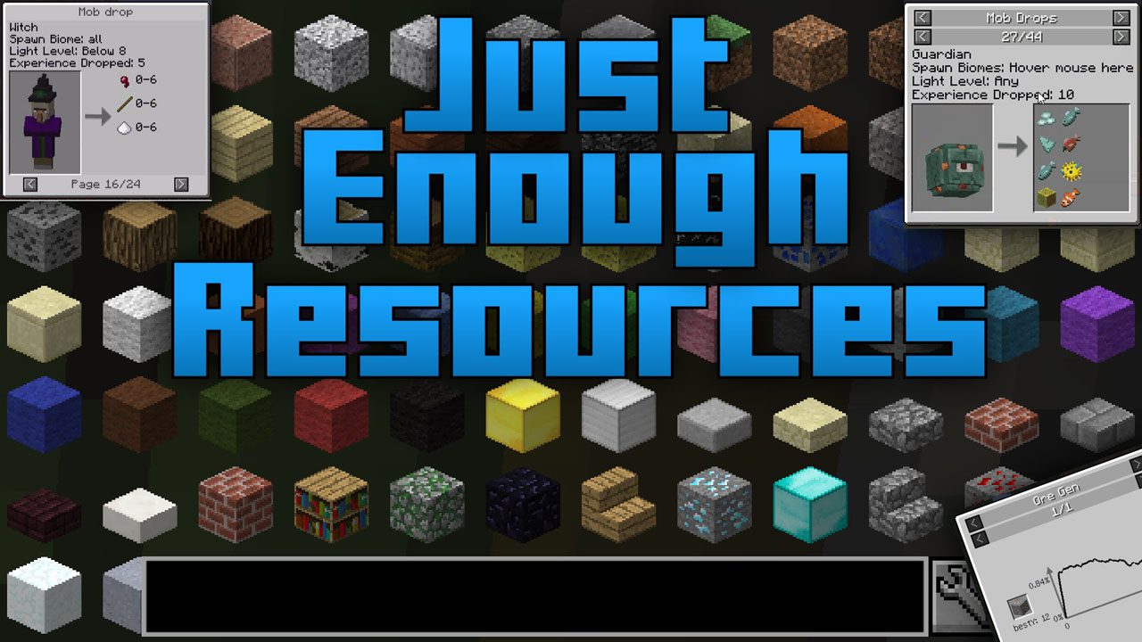 Just Enough Resources Mod (1.20.1, 1.19.4) - Efficient Resource Management 1