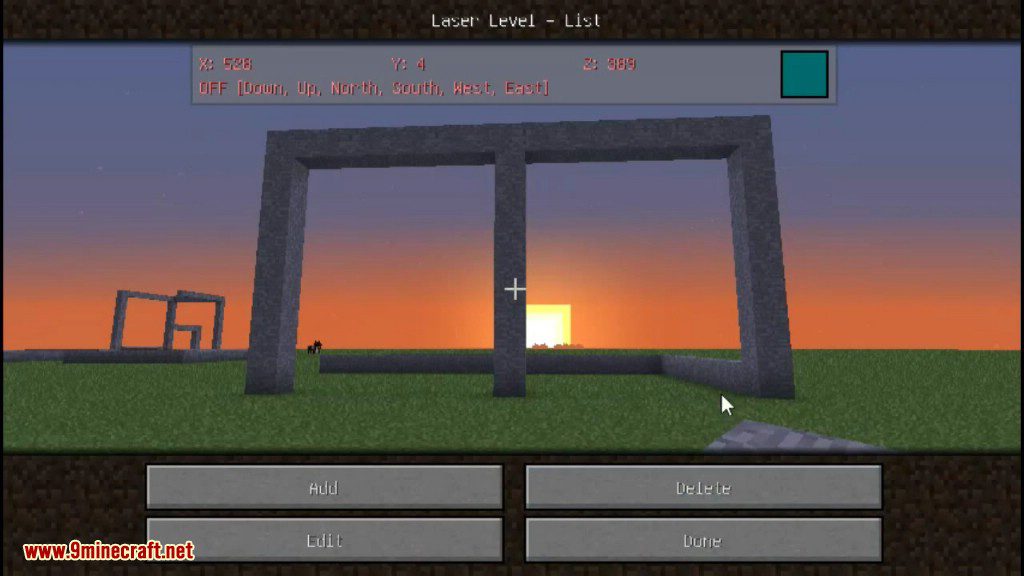 Laser Level Mod 1.12.2, 1.10.2 (Make Building Structures Easier) 8