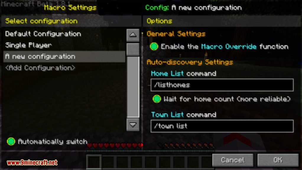 Macro/Keybind Mod 1.12.2, 1.11.2 (Bind Commands to Keyboard Keys) 5