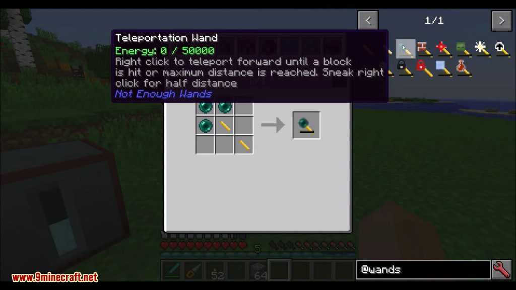 Not Enough Wands Mod (1.20.1, 1.19.4) - Utility Wands, Teleport, Fast Building 18