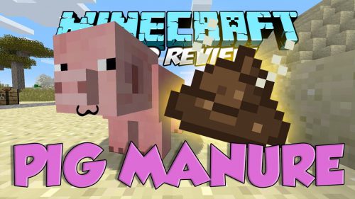 Pig Manure Mod 1.11.2, 1.10.2 (The Pigs have Poop all over the Barn) Thumbnail