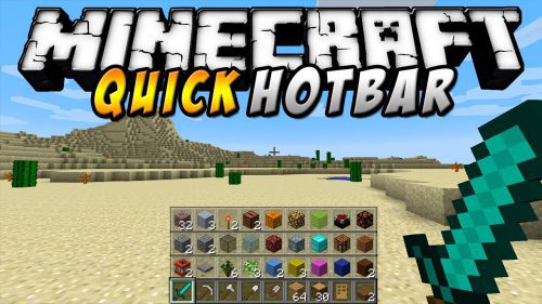 Quick Hotbar Mod 1.12.2, 1.11.2 (Quickly Access All The Items) Thumbnail