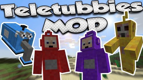 Teletubbie Mod (1.20.4, 1.19.4) – Po, Dipsy, Tinky Winky Thumbnail