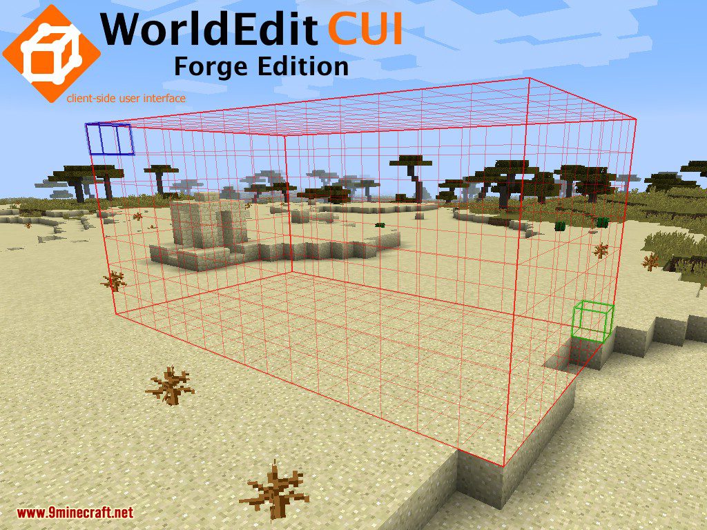 WorldEdit CUI Forge Edition Mod 1.12.2, 1.11.2 2