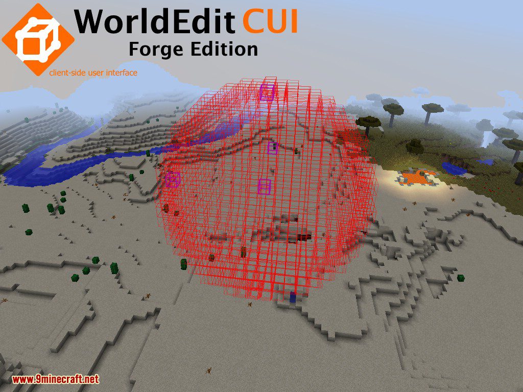 WorldEdit CUI Forge Edition Mod 1.12.2, 1.11.2 3