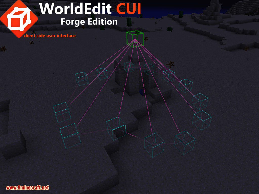 WorldEdit CUI Forge Edition Mod 1.12.2, 1.11.2 4