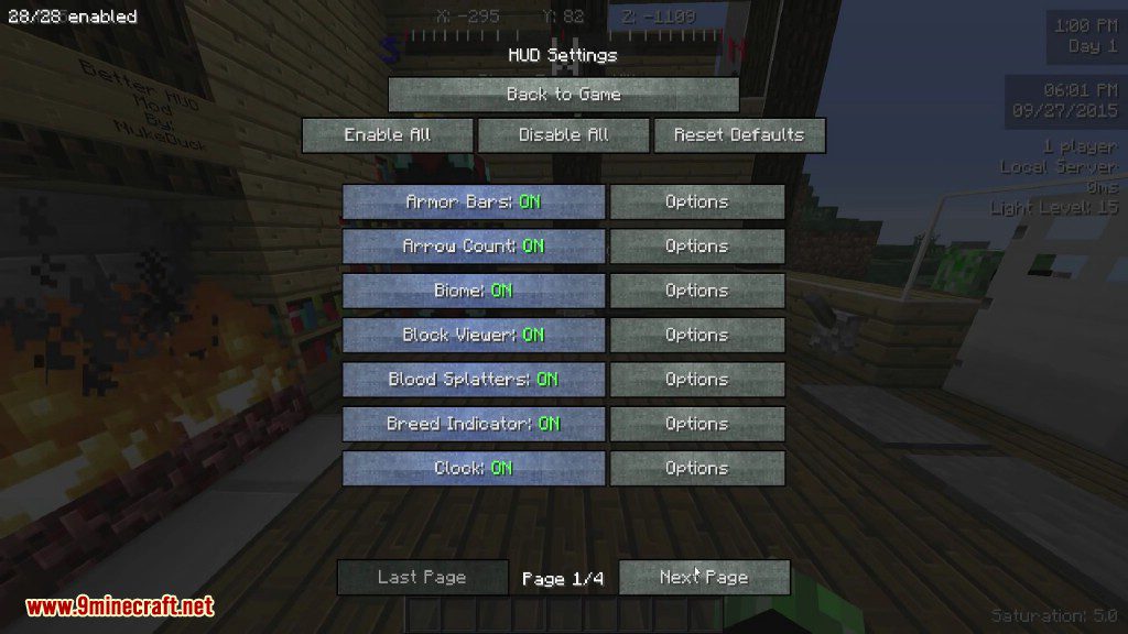 Better HUD Mod 1.12.2, 1.10.2 (New Hud Elements) 5