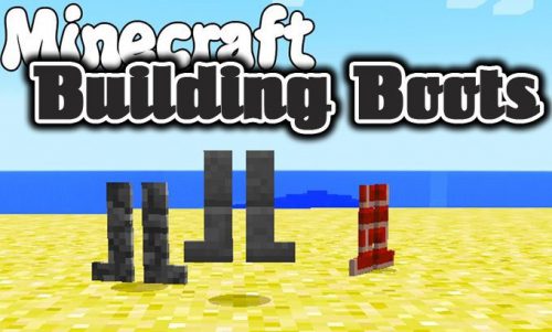 Building Boots Mod 1.12.2, 1.11.2 (Place Blocks Below Yourself) Thumbnail