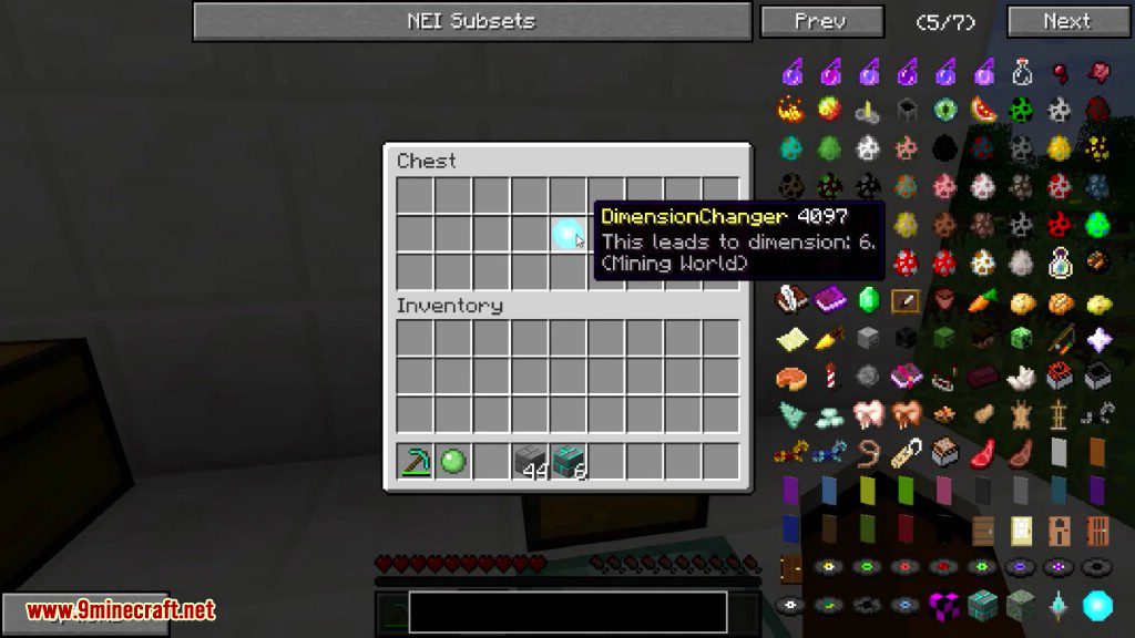 Dimensional World Mod 1.12.2, 1.11.2 (Mining Dimension) 7