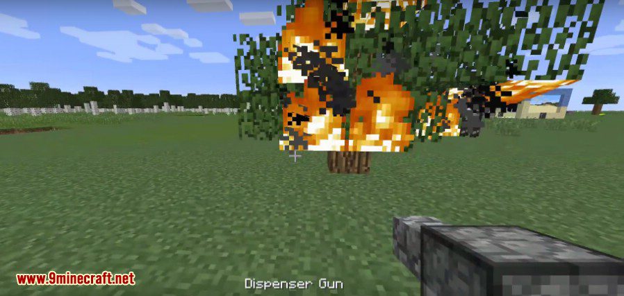 Dispenser Gun Mod 1.10.2 for Minecraft 4