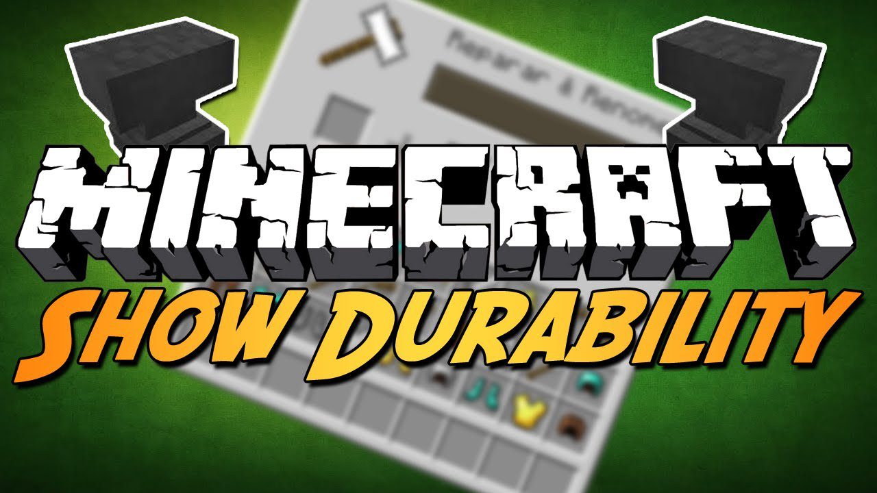 Durability Show Mod 1.12.2, 1.11.2 (See Durability on Screen) 1