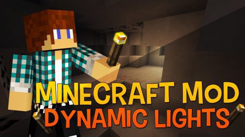 Dynamic Lights Mod (1.20.4, 1.19.4) – Hold Light Sources in Your Hand Thumbnail