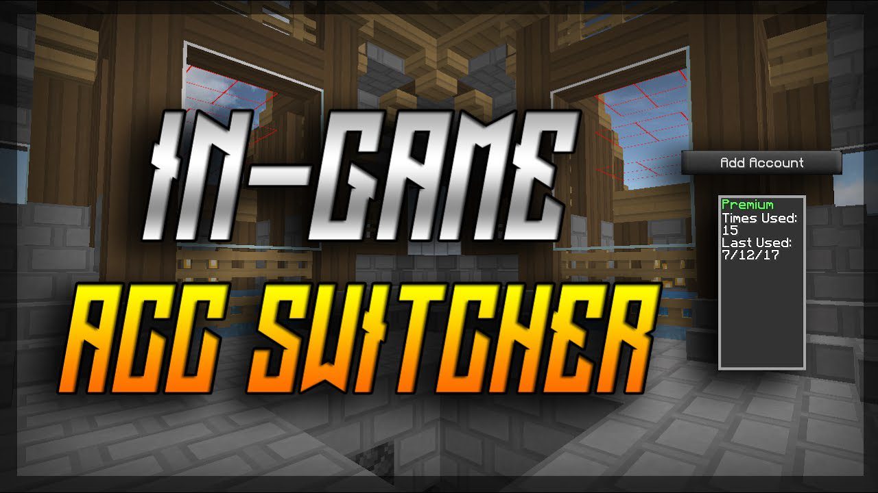 Ingame Account Switcher Mod (1.20.4, 1.19.4) - Change Your Logged In Account 1
