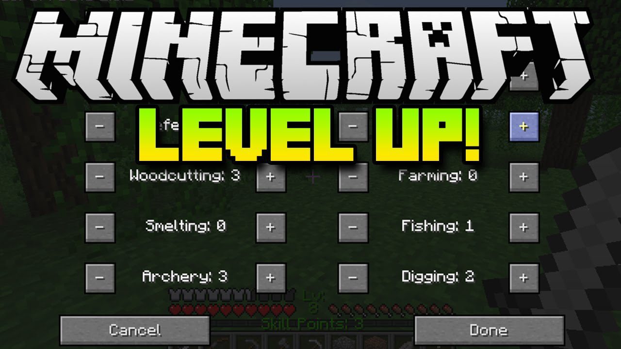 Level Up Mod 1.12.2, 1.11.2 (Class and Skills System) 1