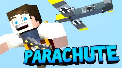 Parachute Mod 1.15.2, 1.14.4 (SkyDiving in Minecraft) Thumbnail