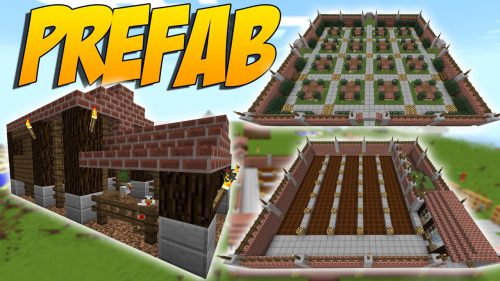 Prefab Mod (1.19.3, 1.18.2) – Instant House Structures Build Thumbnail