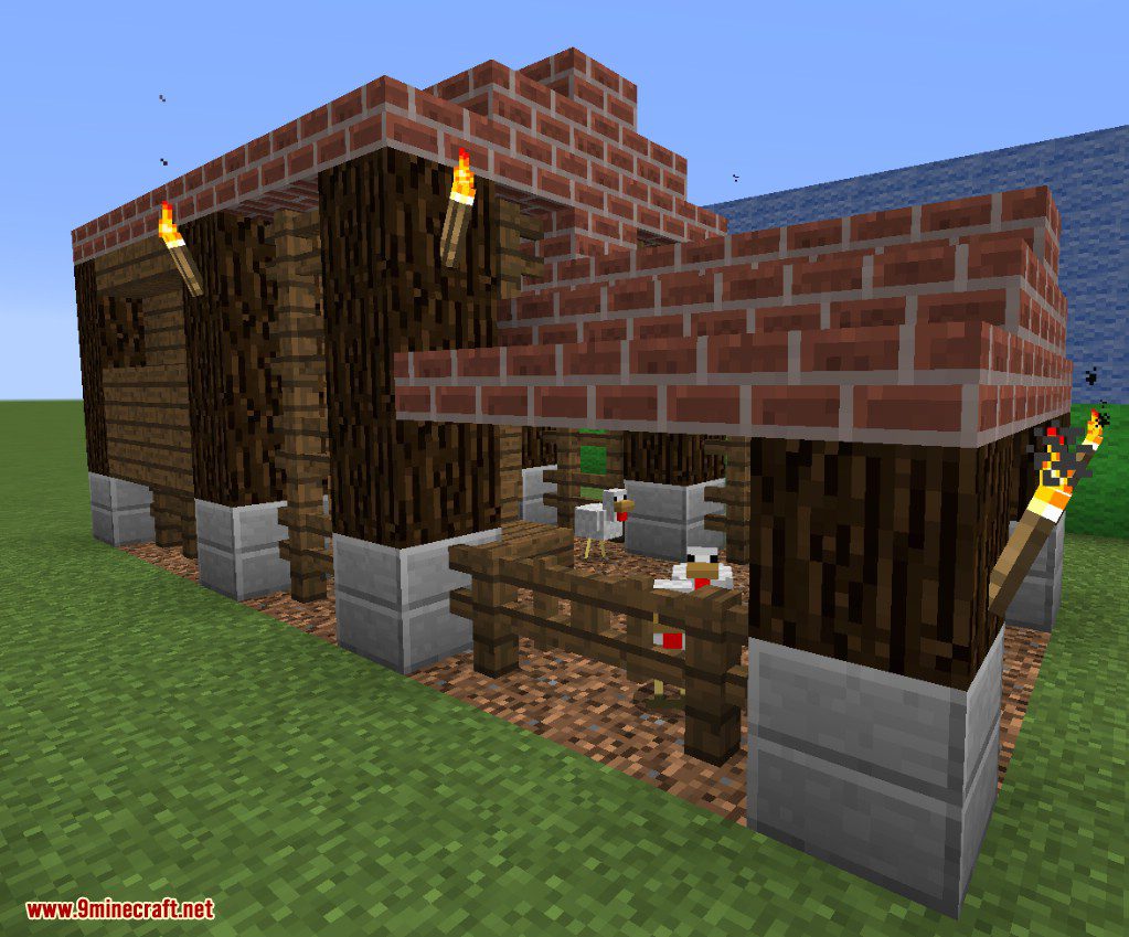 Prefab Mod (1.19.3, 1.18.2) - Instant House Structures Build 4